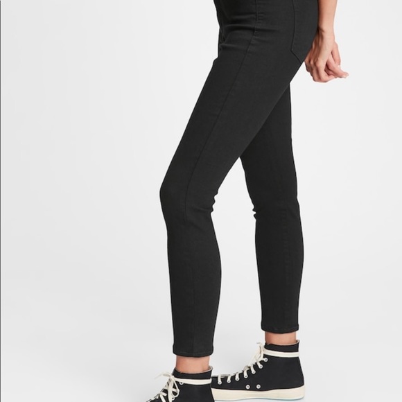 Gap universal jegging high rise black sz 29/8 - Picture 4 of 5